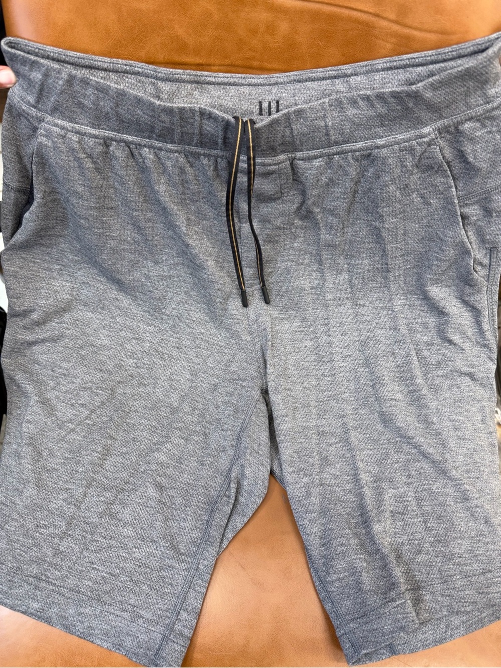 lululemon athletica Men's Heather Gray Athletic Shorts